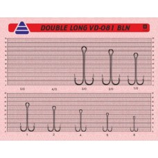 Крючки "Двойник VD-081 (BN) "Double Long № 4", 25 шт/уп VD081-4(25)
