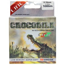 Леска SWD "Crocodile" 100м 0,16 (2,80кг) ваккум/уп прозрачная 5208162