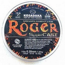 Леска Kosadaka "ROGER SuperCast" 0,14мм 110 (10шт) LRGR014