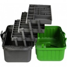 Ящик рыболова трехполочный зеленый HELIOS (Тонар) 81686