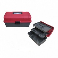 Ящик рыболова двухполочный красный HELIOS (Тонар) 0044688