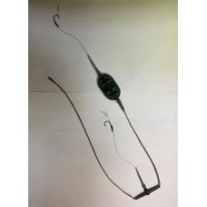 Монтаж №24 - 40 грам. карповый "Flat Profi", (2 крючок, под бойл, #4). Флет 024-040