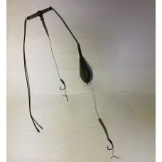 Монтаж №42 -100 грам. карповый "inline шар", (2 крючка, под бойл, # 4)  Груз карповый 042-100