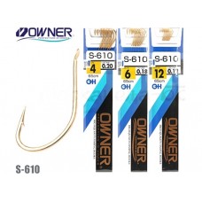 Крючки с поводком "OWNER" S-610-10