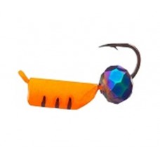 Мормышка Столбик неон оранж с гран. Хамел.0,4гр.д.2мм.