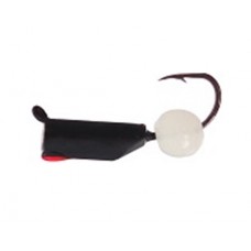 Мормышка Столбик черн с фосфором  0,4гр.д.2мм.