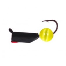 Мормышка Столбик черн с кошачим глазом0,8гр.д.3мм.