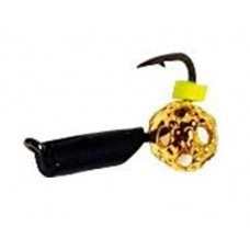 Мормышка Столбик чернс  зол.шаром сетка 0,4гр.д.2мм.