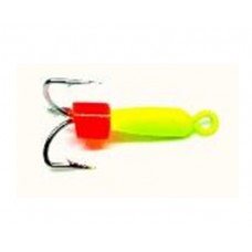 Мормышка Черт желтый неоновый0,4гр.д.2мм.