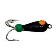 Мормышка Чертик черный с украш.1,4гр.д.4мм.