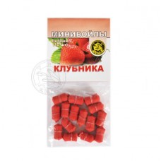 Минибойлы на резиночке d-6*10мм КЛУБНИКА (уп.15шт) 005.3481