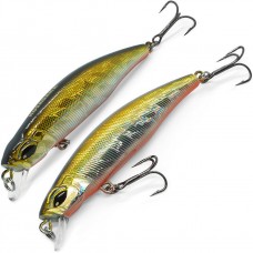 Воблер Kosadaka TIDE Minnow xs 75F плав., 75мм, 7.7г, 0.2-0.5м, цв.GTR TideXs75f-GTR