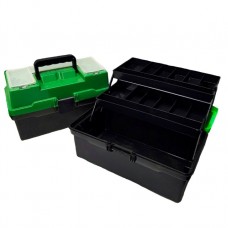 Ящик рыболовный "Пионер" (370*210*210) 2 лотка синий 0079271