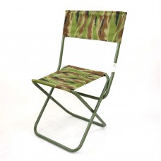 Стул туристич. "СЛЕДОПЫТ" складной со спин., сред. 350х470х810мм, труба сталь 20х1мм (камыш)