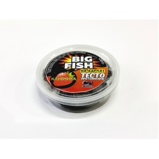 Тесто готовое в баночках "BIG FISH" НА КАРПА + "СЛАДКАЯ КЛУБНИКА 100гр.