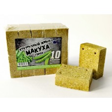 МАКУХА (кукуруз. жмых) с отверстием ГОРОХ 320гр. (уп/10шт)