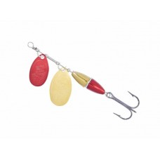 Блесна рыболовная двойная Colonel Metallica Gold-Red 18гр