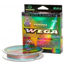 Леска плетен. Kosadaka "WEGA" 130м, мульт 3 цвета 0,30мм, 24,1кг BWEG030M BWEG030M