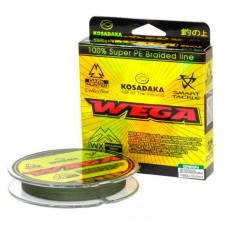 Леска плетен. Kosadaka "WEGA" 150м, зел. 0,25мм, 17,7кг BWEG025G BWEG025G