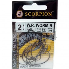 Крючок Scorpion OFFSET Крючок Scorpion WIDE RANGE WORM - R. 10 BN. 10 шт..