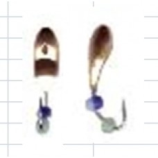 Мормышка Diskus 4225 Овсинка с кембриком зол 4225зк