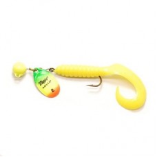 Блесна MEPPS AGLIA SPINFLEX BLUE/TIGER/JAUNE 7g