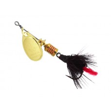 Блесна MEPPS AGLIA MOUCHE NOIRE OR №00