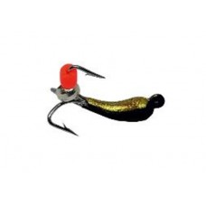 Мормышка тип 5 №150 Чертик золото с украш. d 5; 3гр 150