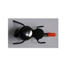 Мормышка тип 4 №104 Жук черный+неон. d4; 0,9 гр 104