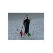 Мормышка  тип 3 №15 ведьма золото  с коронкой  d 0.7; 2,5 гр 15