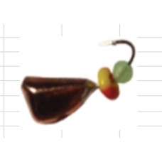 Мормышка Diskus 4940 Дрейсена с отв. черный