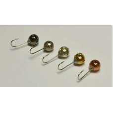 Мормышка Diskus 1150 Шар с отверстием гранен. чер.