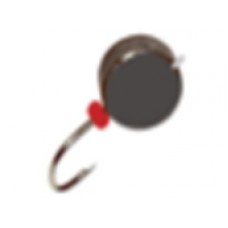 Мормышка Diskus 7640 шайба с ушком(чер)