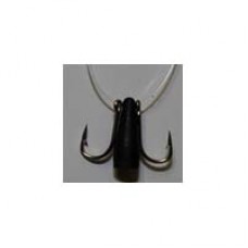 Мормышка тип 3 №190 Балда черная d 0.7; 3 гр 190