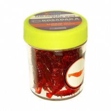 Приманка Kosadaka силикон. Креветка плав., красный, запах икры краба, банка 18г SSHF-TR-CR SSHF-TR-CR