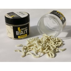 Искусств. насадка "ENERGY BAIT" ОПАРЫШ (S-M), цв. белый, ароматизир. (120шт)