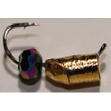 Мормышка тип 1 №65,2 столбик золото с граненой бусиной d 1,5; 0,2 гр