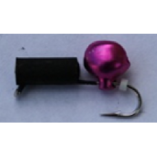 Мормышка тип 4 №83 столбик черный с бубенчиком d 4; 1,7гр