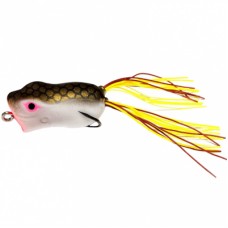 Приманка-незацепл. мягк. оснащ. плав. Лягушка-поппер имит.лапок LF31 40mm, 8g, цвет P07 (Kosadaka) LF31-P07 LF31-P07