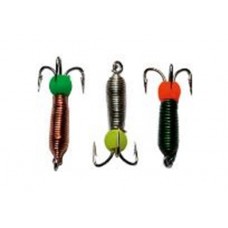 Мормышка тип 5 №148 Чертик золото с украш. d4; 1,4 гр 148