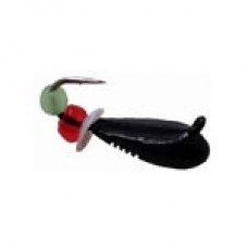 Мормышка Diskus 5330 Вф личинка (черная)