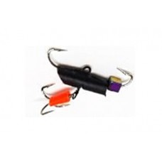 Мормышка тип 16 №122,1 Балансир черный с тройником2гр.д.4мм. 122,1