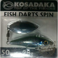 Джиг-спиннер Kosadaka FISH DARTS FS7 50mm, 28g, цвет RCH FS7-28-RCH FS7-28-RCH