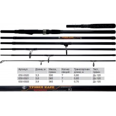 Удил. карп "Волжанка Трэвел Карп" 3.6м тест до 120гр (7секций)