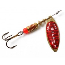 Блесна MEPPS AGLIA LONGUE REDBO OR №2