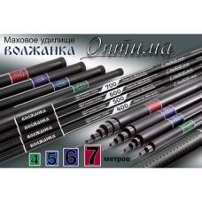 Удилище б/к "Волжанка Оптима" 4.0м (4 секций) тест до 25гр