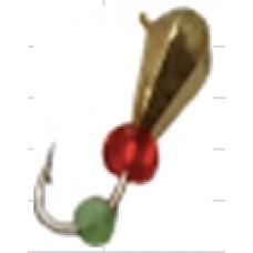 Мормышка Diskus 0450 Капля с бол гранями черн.