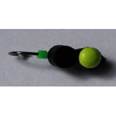 Мормышка тип 3 №91 Муравей плоский черн+неон кор d 4; 0,9гр