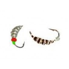 Мормышка Diskus 2725 Опарыш сер